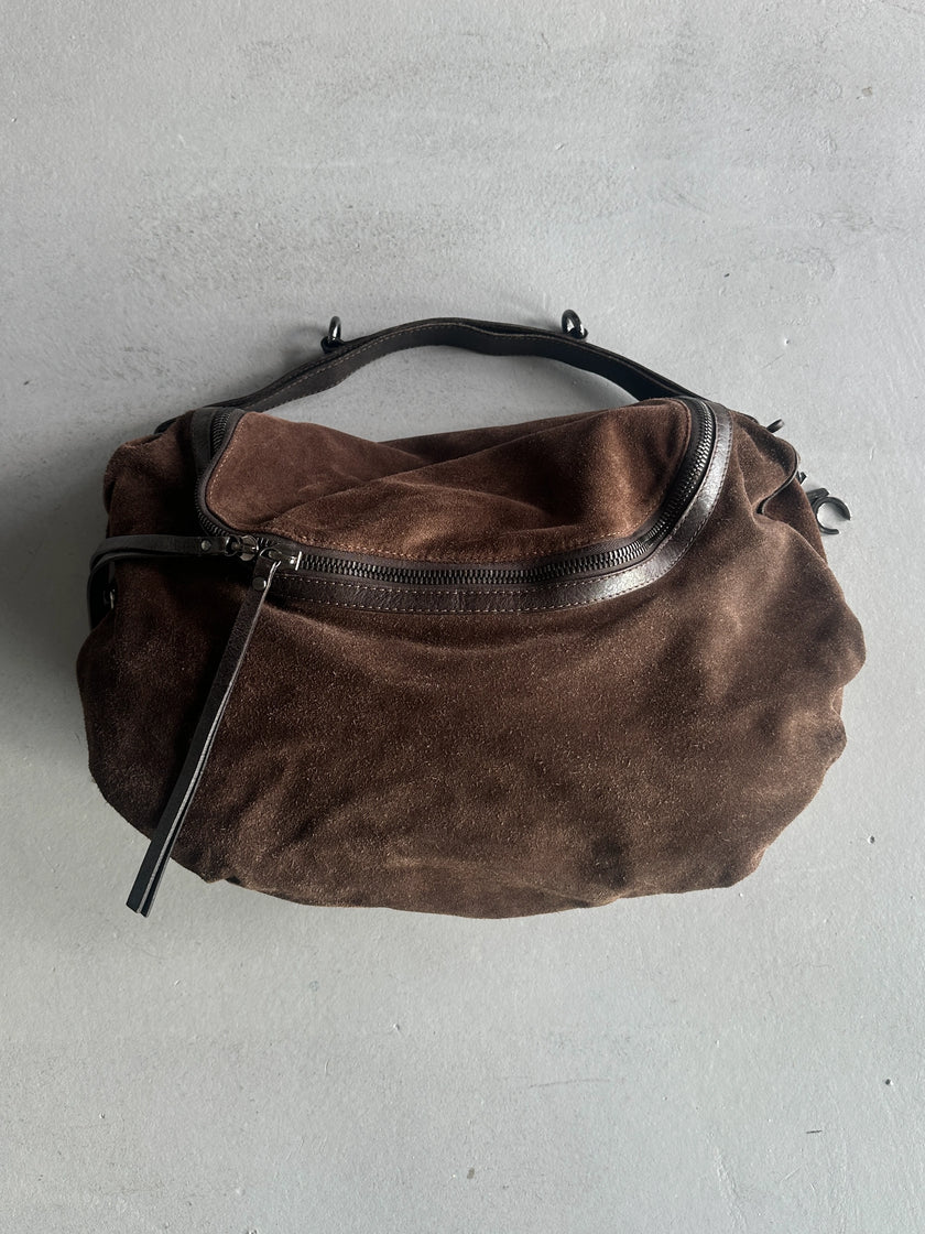 C'N'C COSTUME NATIONAL - F/W 2010 SUEDE LARGE HOBO BAG