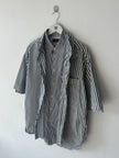 YOHJI YAMAMOTO Y'S - late 2000s DOUBLE LAYER SHORT SLEEVE SHIRT