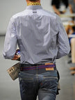 JUNYA WATANABE COMME DES GARÇONS - S/S 2010 GINGHAM CHECKS SHIRT WITH CURVED SLEEVE