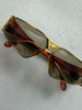 GIANFRANCO FERRÉ - 1990s GEOMETRIC SUNGLASSES WITH TORTOISESHELL ARMS