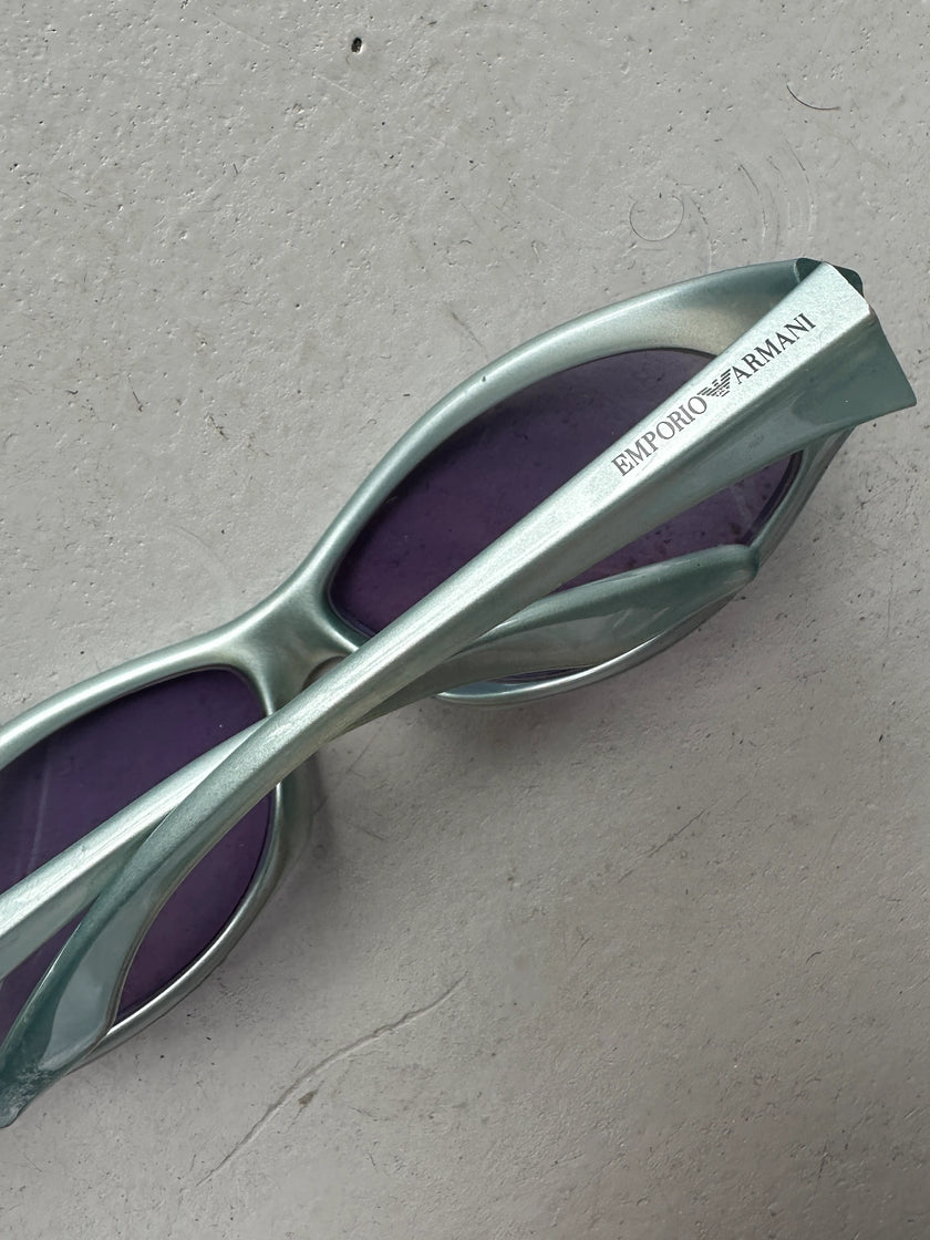 EMPORIO ARMANI -  1990s BIKER SUNGLASSES