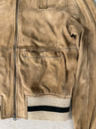 ARMANI JEANS - 1990s SUEDE BOMBER JACKET