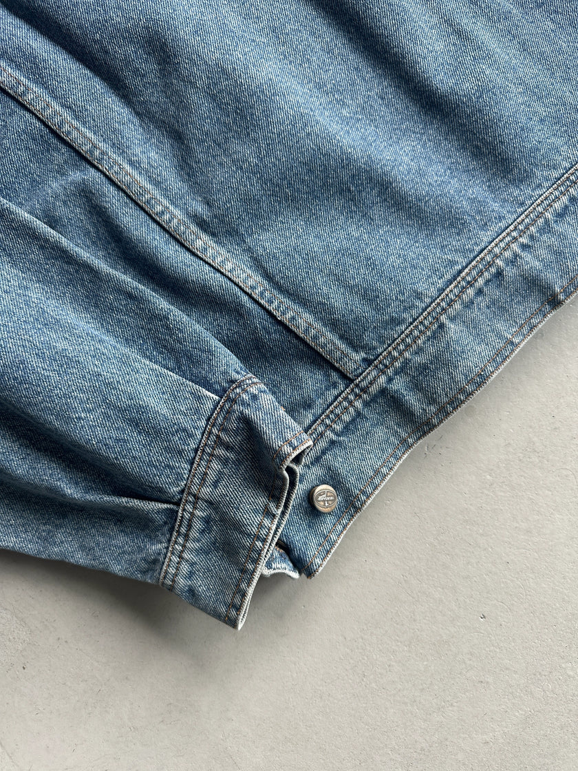 TRUSSARDI - 1990s MULTI POCKET DENIM JACKET