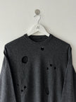 DANIELE ALESSANDRINI - 2000s CREWNECK JUMPER WITH CUT OUTS FRONT