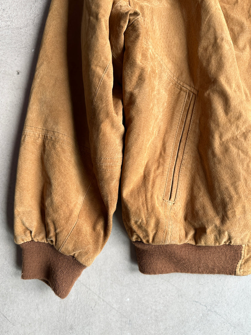 1980s SUEDE BOMBER JACKET