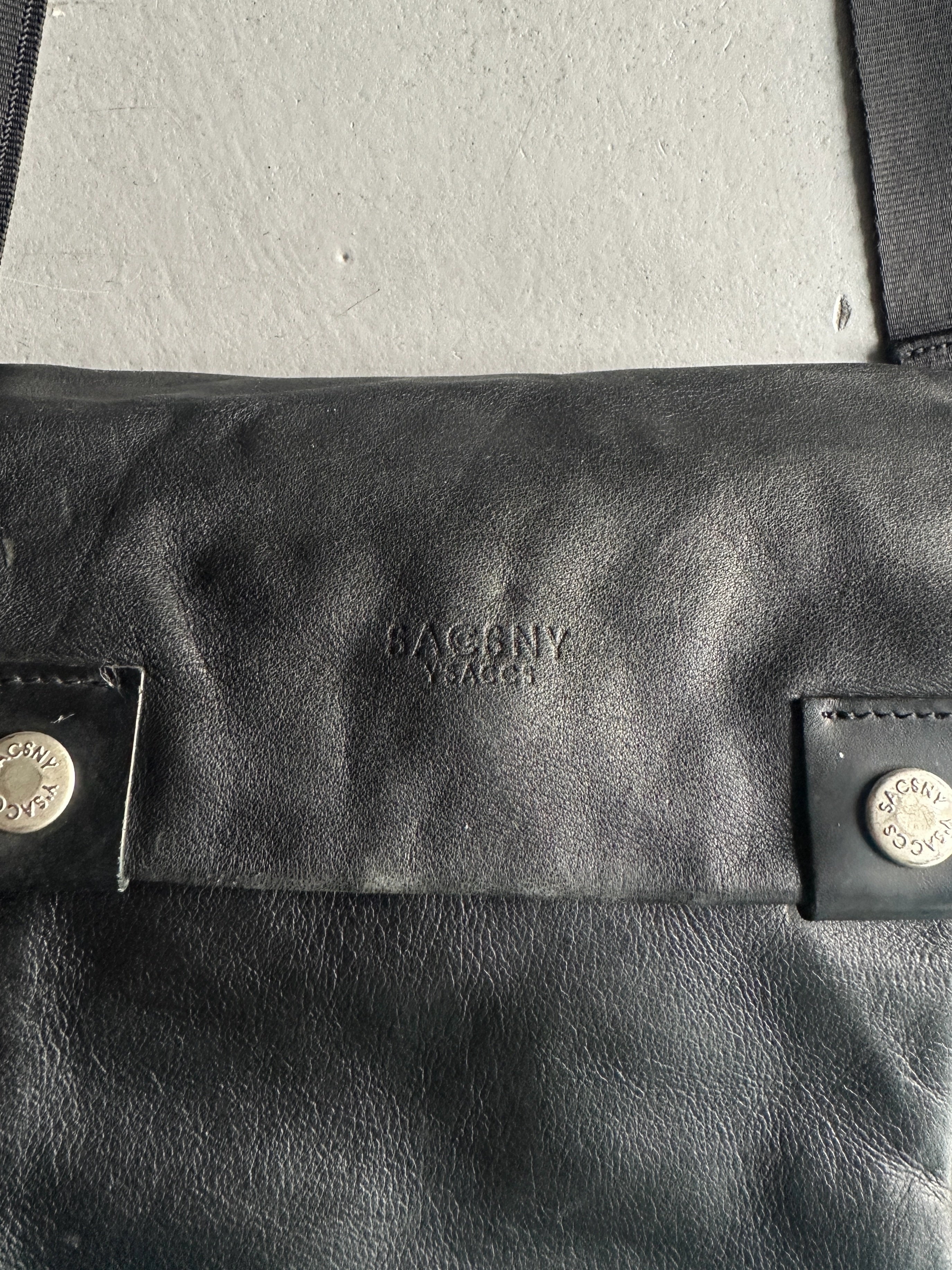 YOHJI YAMAMOTO Y'SACCS - 1990s RECTANGULAR MESSANGER BAG