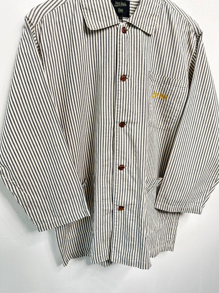 JEAN PAUL GAULTIER - 1990s RELAXED FIT STRIPED SHACKET