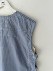 COMME DES GARÇONS - S/S 2024 CROP FIT STRIPED VEST