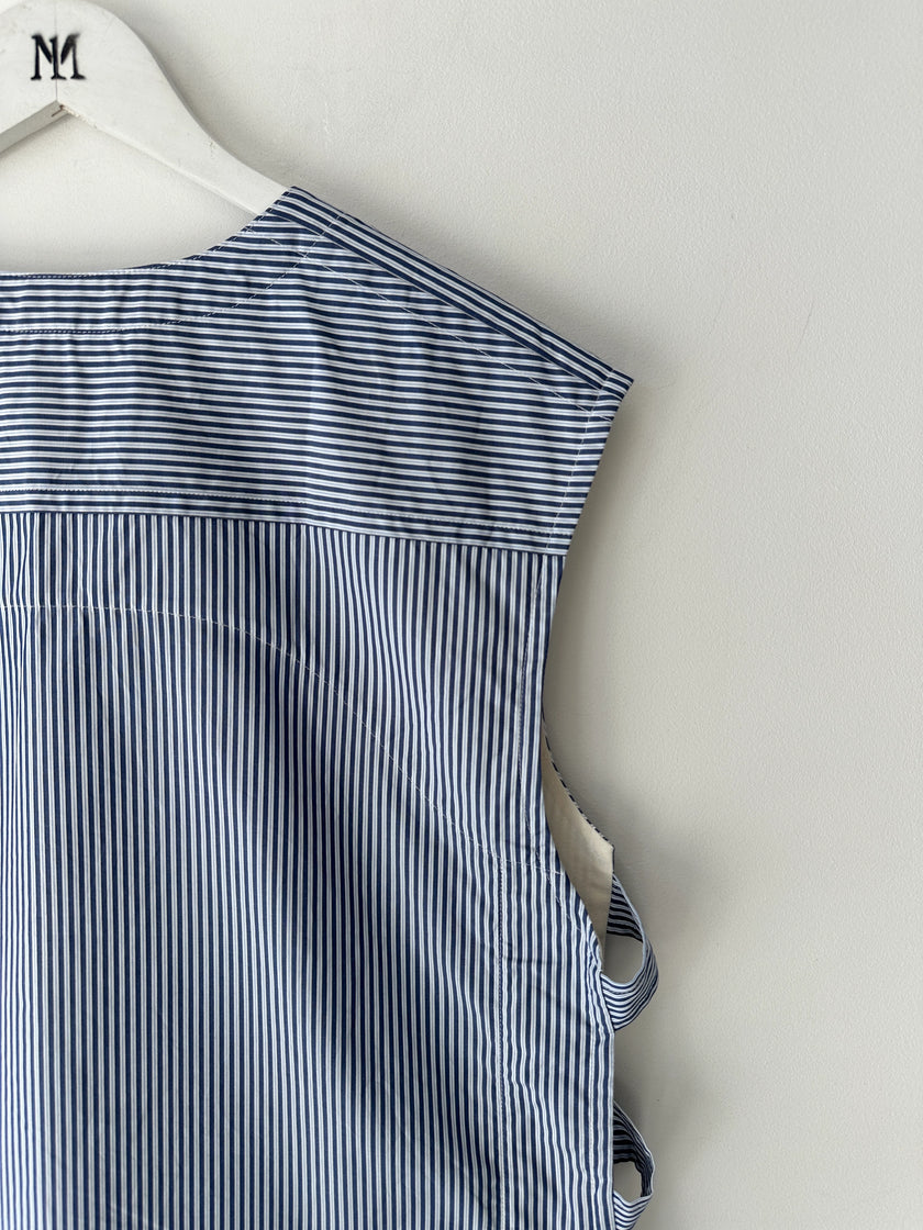 COMME DES GARÇONS - S/S 2024 CROP FIT STRIPED VEST