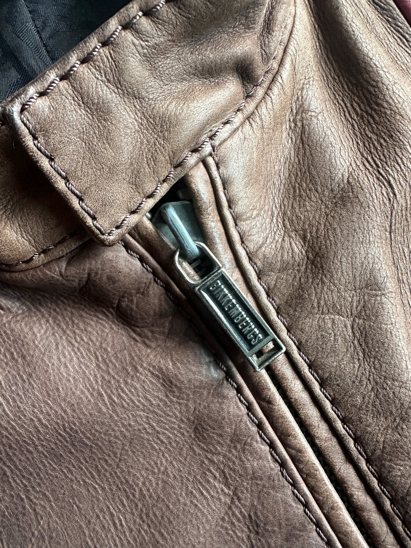 BIKKEMBERGS - 2000s LEATHER BIKER JACKET