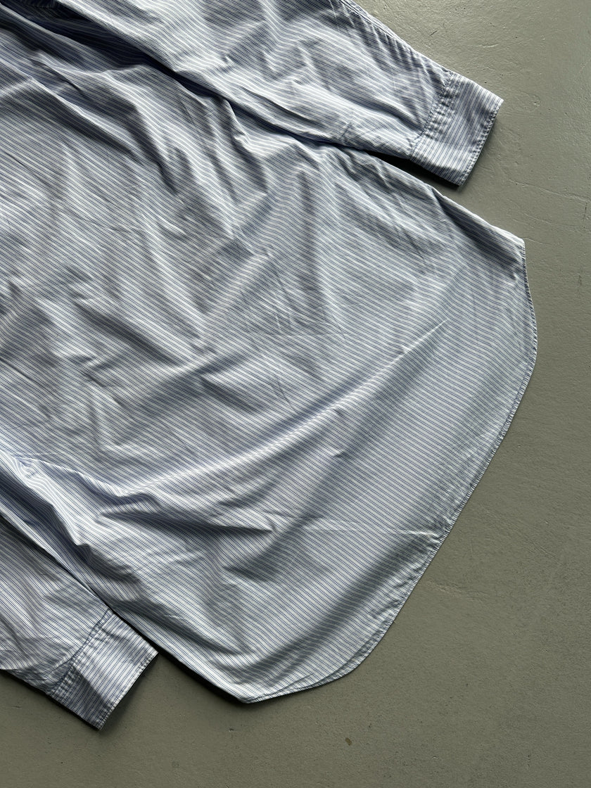 COMME DES GARÇONS HOMME PLUS - A/W 2013 EMBROIDERED STRIPED TUNIC