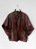 SPANISH LABEL 1980s PANELED LEATHER JACKET