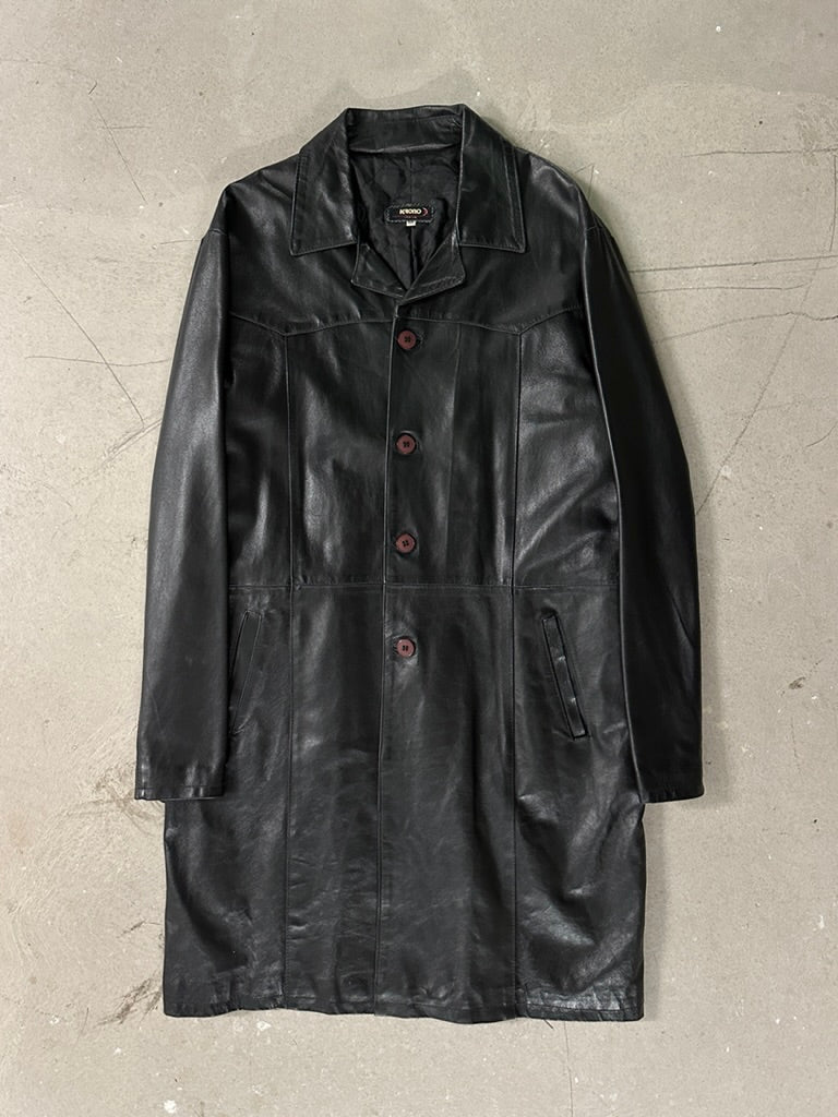 MIDI LENGHT LEATHER COAT