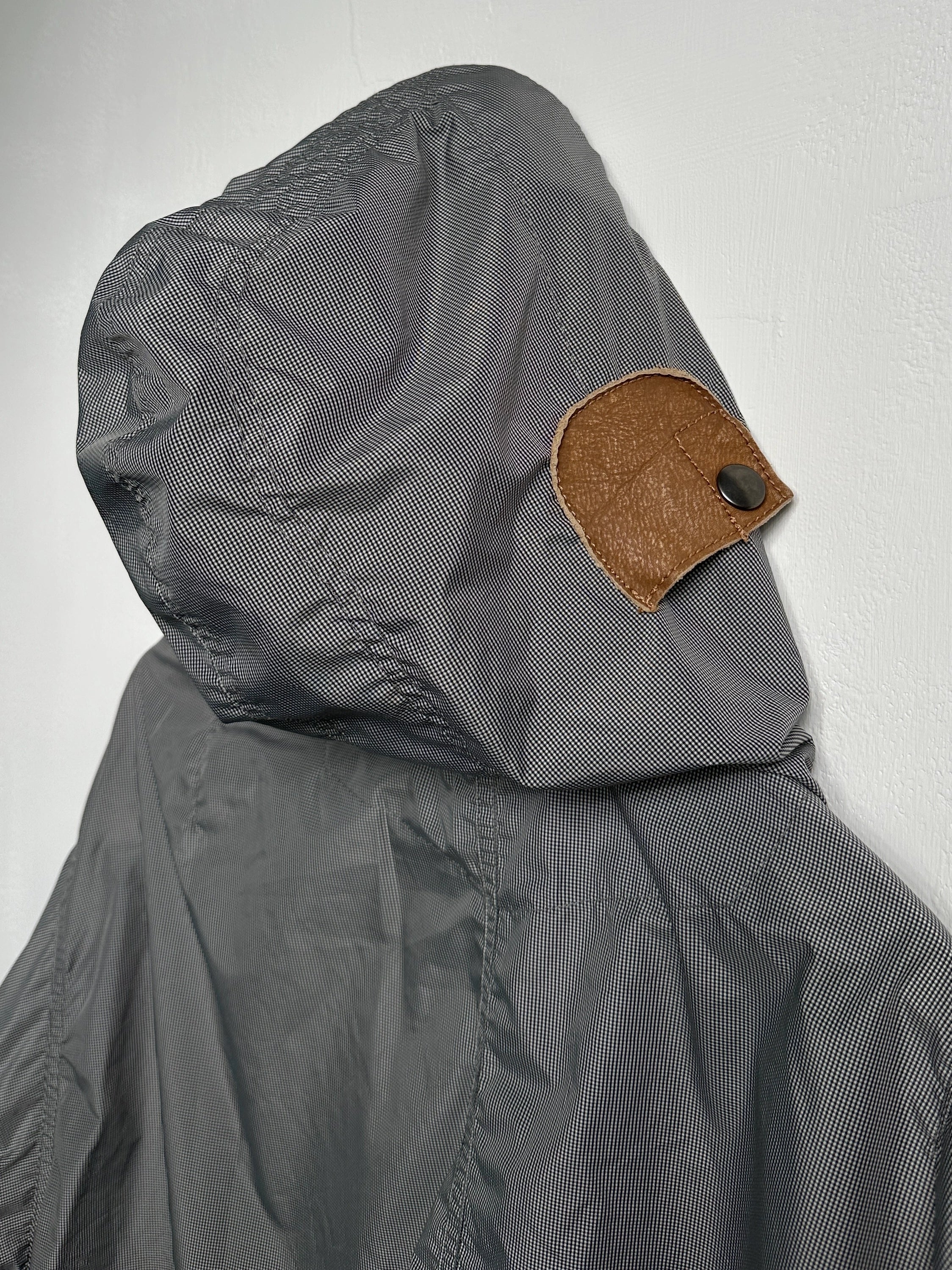 EMPORIO ARMANI - late 1990s MICRO CHECK HOODED PARKA