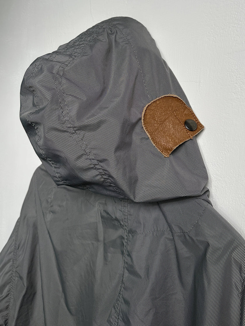 EMPORIO ARMANI - late 1990s MICRO CHECK HOODED PARKA