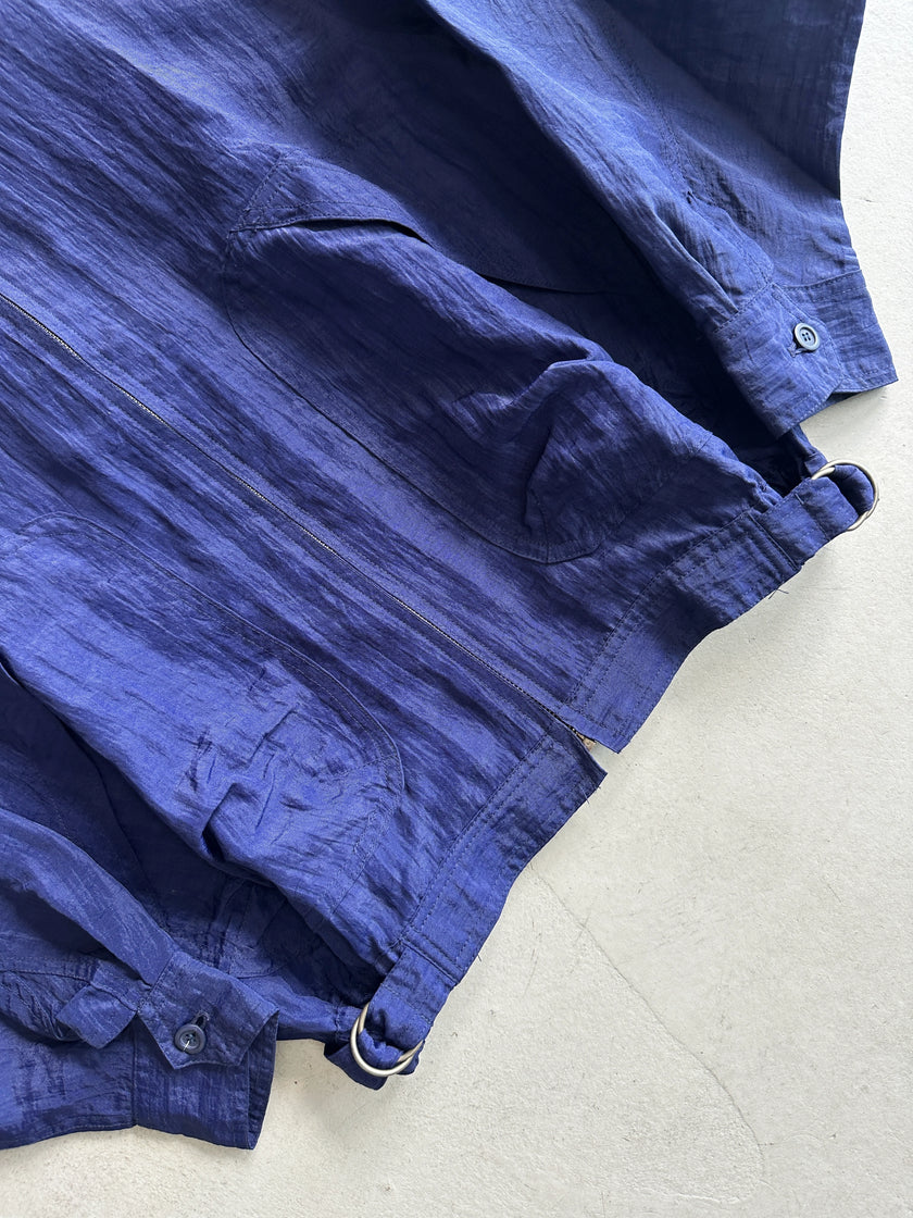 ISSEY MIYAKE HAI SPORTING GEAR - 1980s NYLON BOMBER JACKET