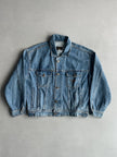 TRUSSARDI - 1990s MULTI POCKET DENIM JACKET