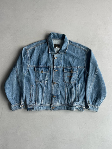 TRUSSARDI - 1990s MULTI POCKET DENIM JACKET
