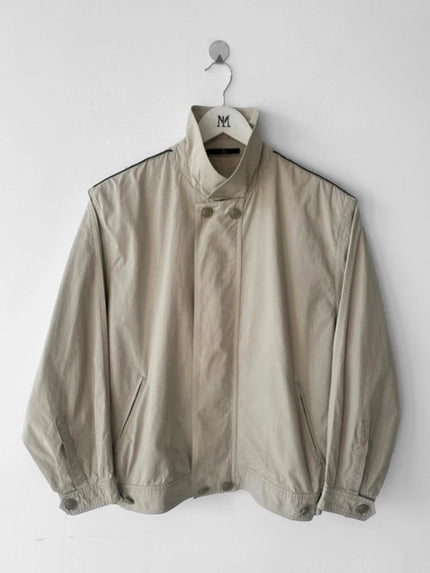VALENTINO - late 1980s CROP FIT LIGHT BOMBER JACKET