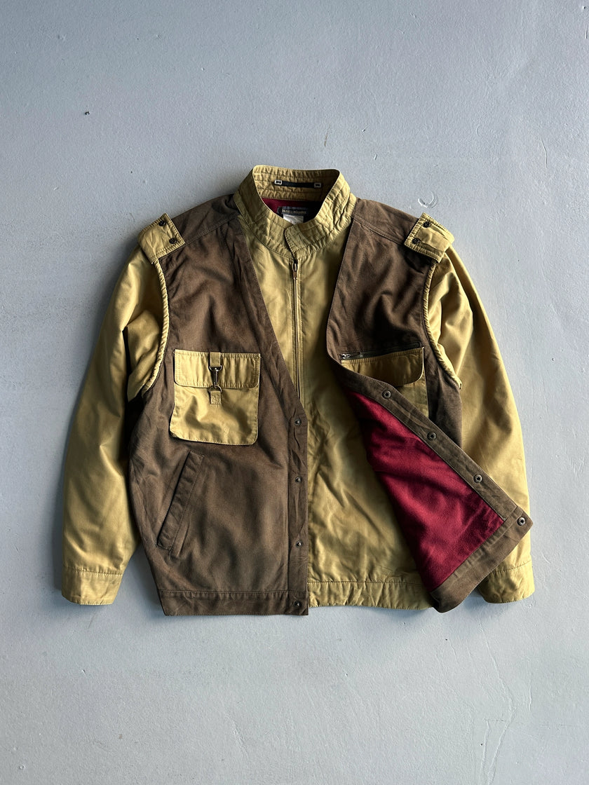 ISSEY MIYAKE - F/W 1982 LAYERED MULTI POCKET GILET JACKET