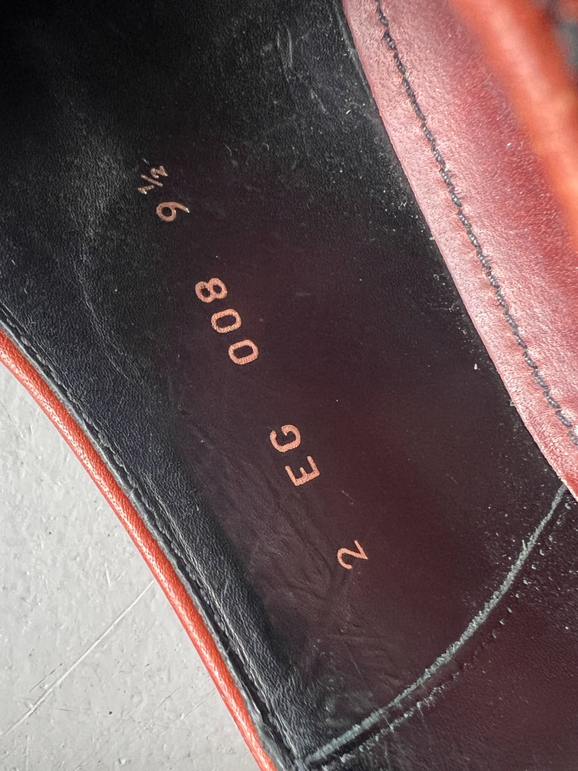 PRADA - 2000s LEATHER BROGUE SHOES