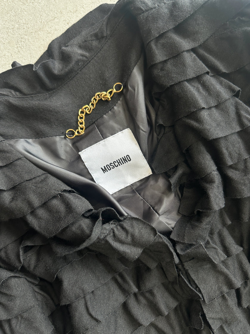 MOSCHINO - F/W 2005 RUFFLED TIERS CARDIGAN