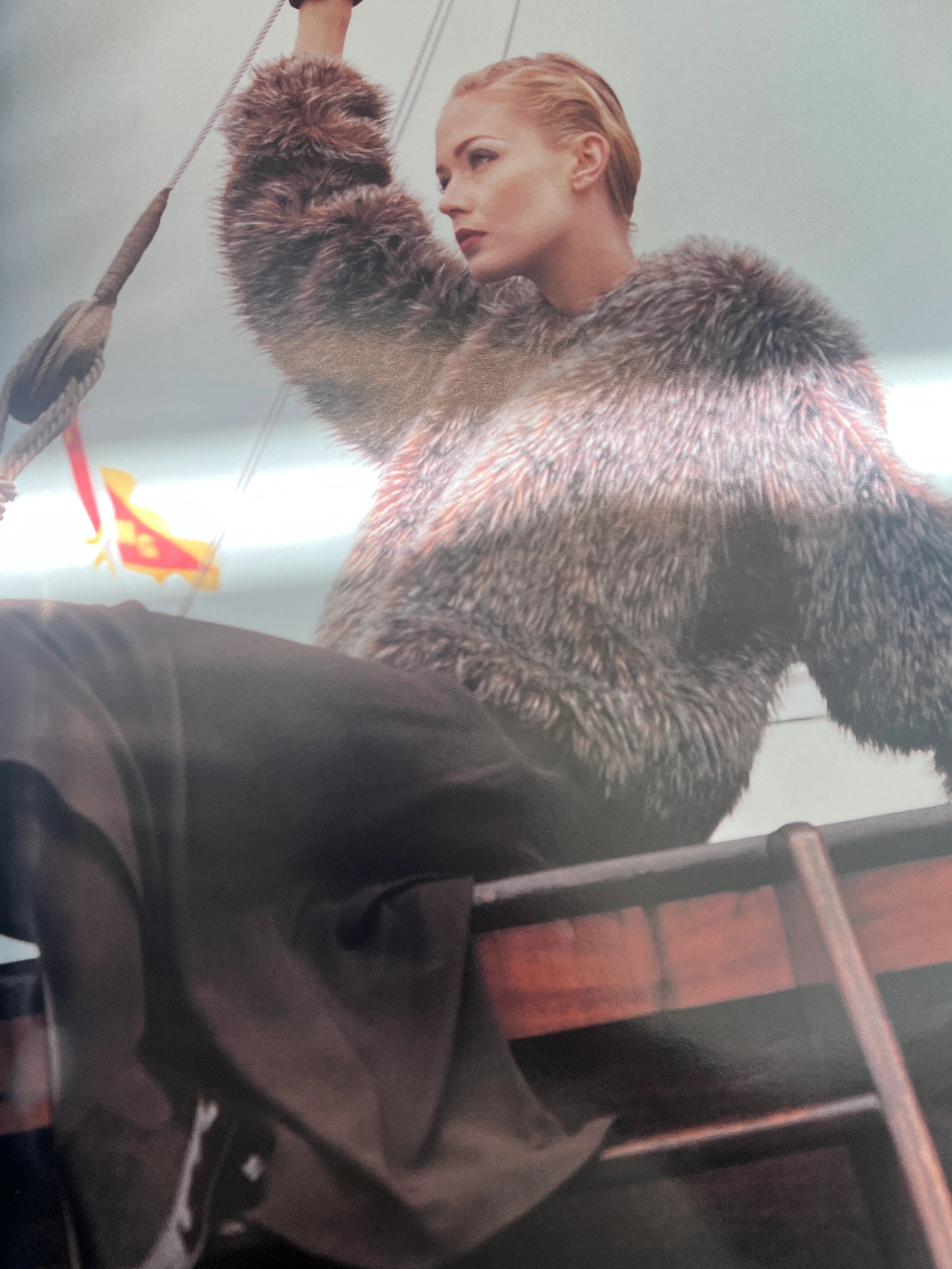 EMPORIO ARMANI F/W 1995 FUR BOMBER JACKET