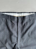 1990s PINSTRIPED STRAIGHT FIT TAILORED TROUSERS