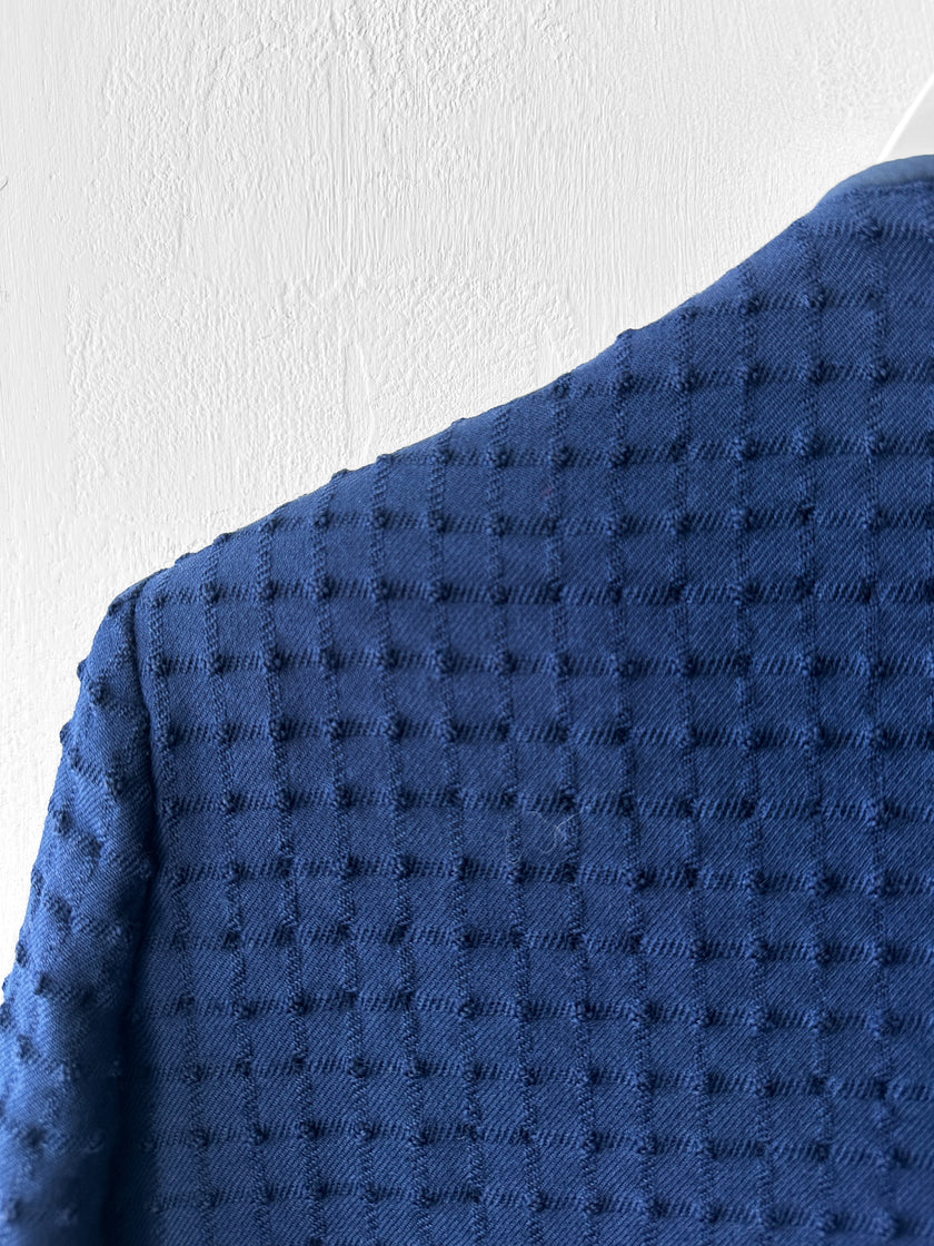 ISSEY MIYAKE - early 1970s TEXTURED SINGLE BUTTON BLAZER