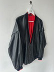 1990s 2 IN 1 BOXY FIT LEATHER JACKET GILET