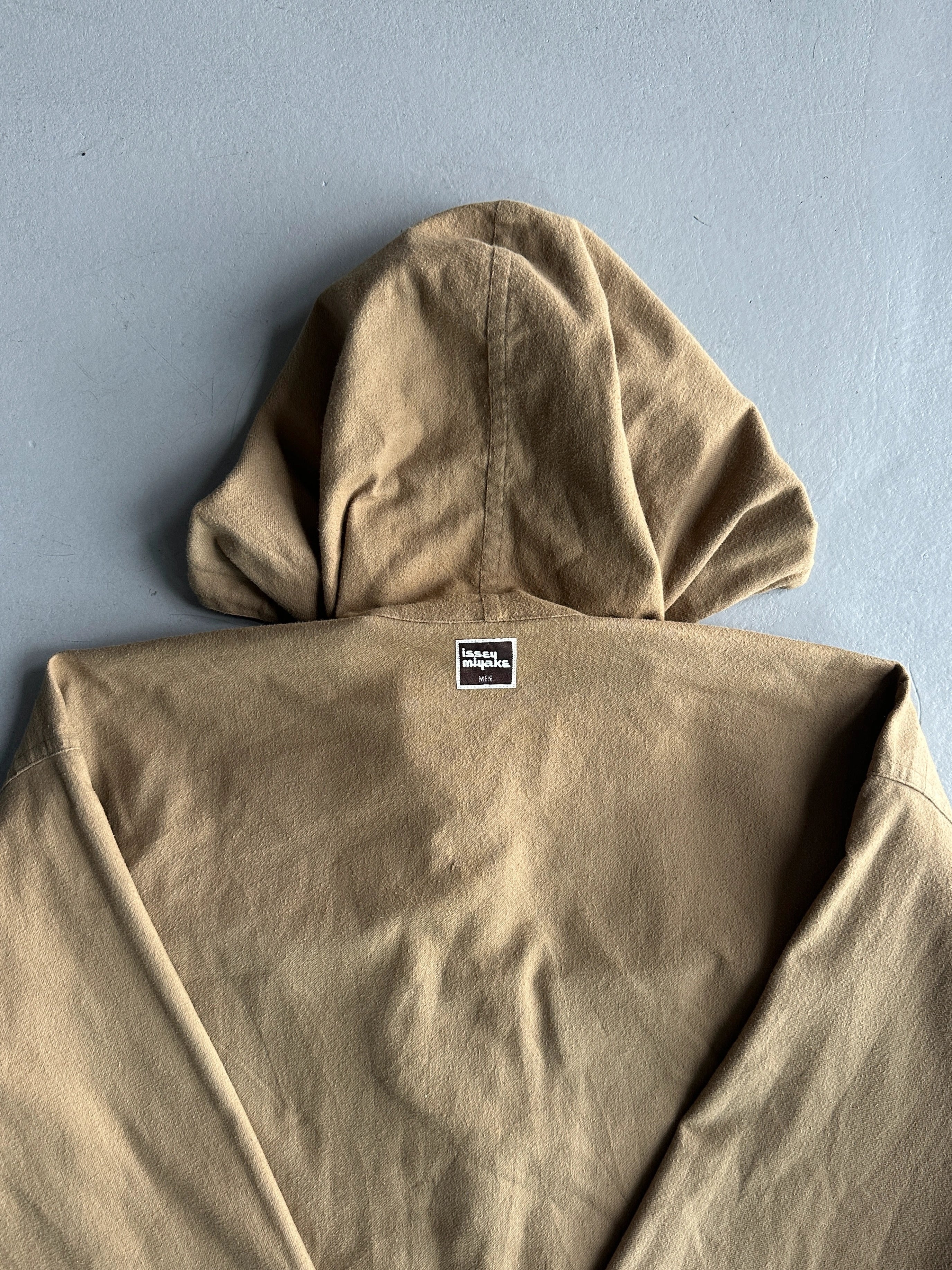 ISSEY MIYAKE - late 1970s REVERSIBLE HOODED PARKA COAT