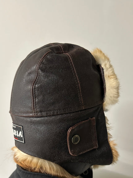 1970s TRAPPER LEATHER HAT