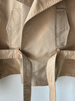 COSTUME NATIONAL - S/S 2007 CROP FIT BELTED TRENCH JACKET WITH BELL SLEEVES