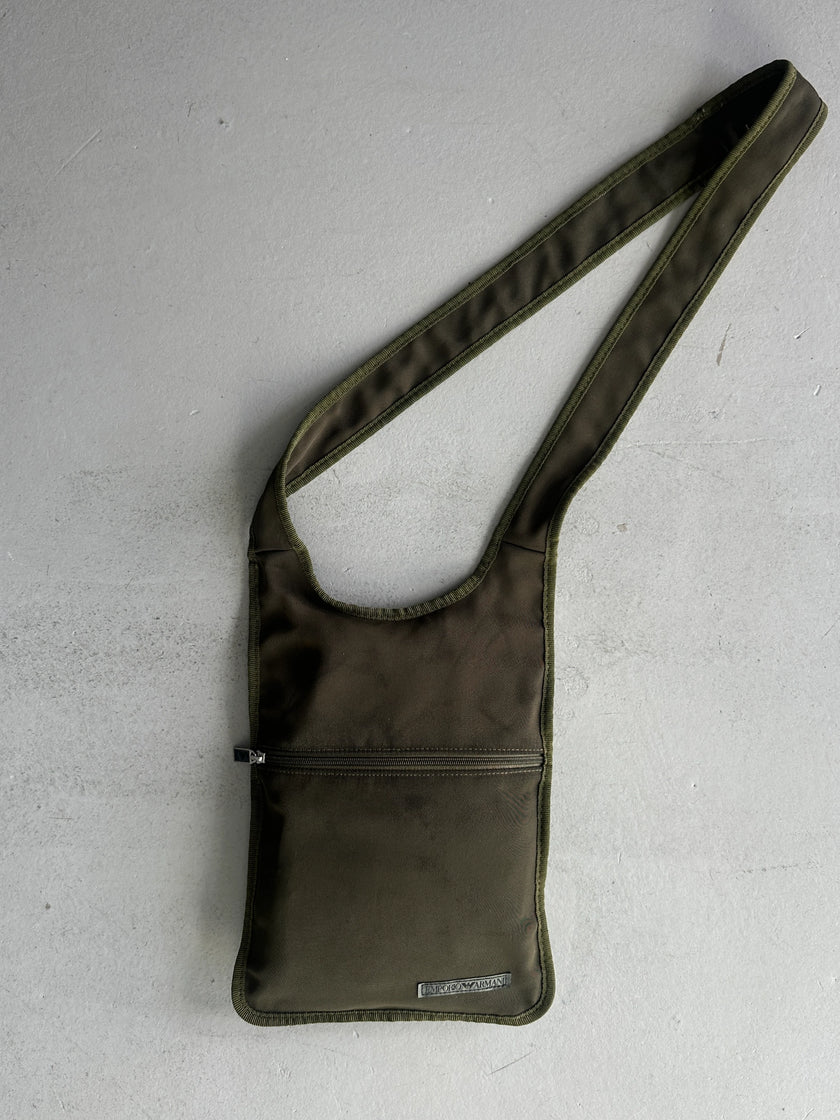 EMPORIO ARMANI - early 2000s RECTANGULAR CROSSBODY BAG