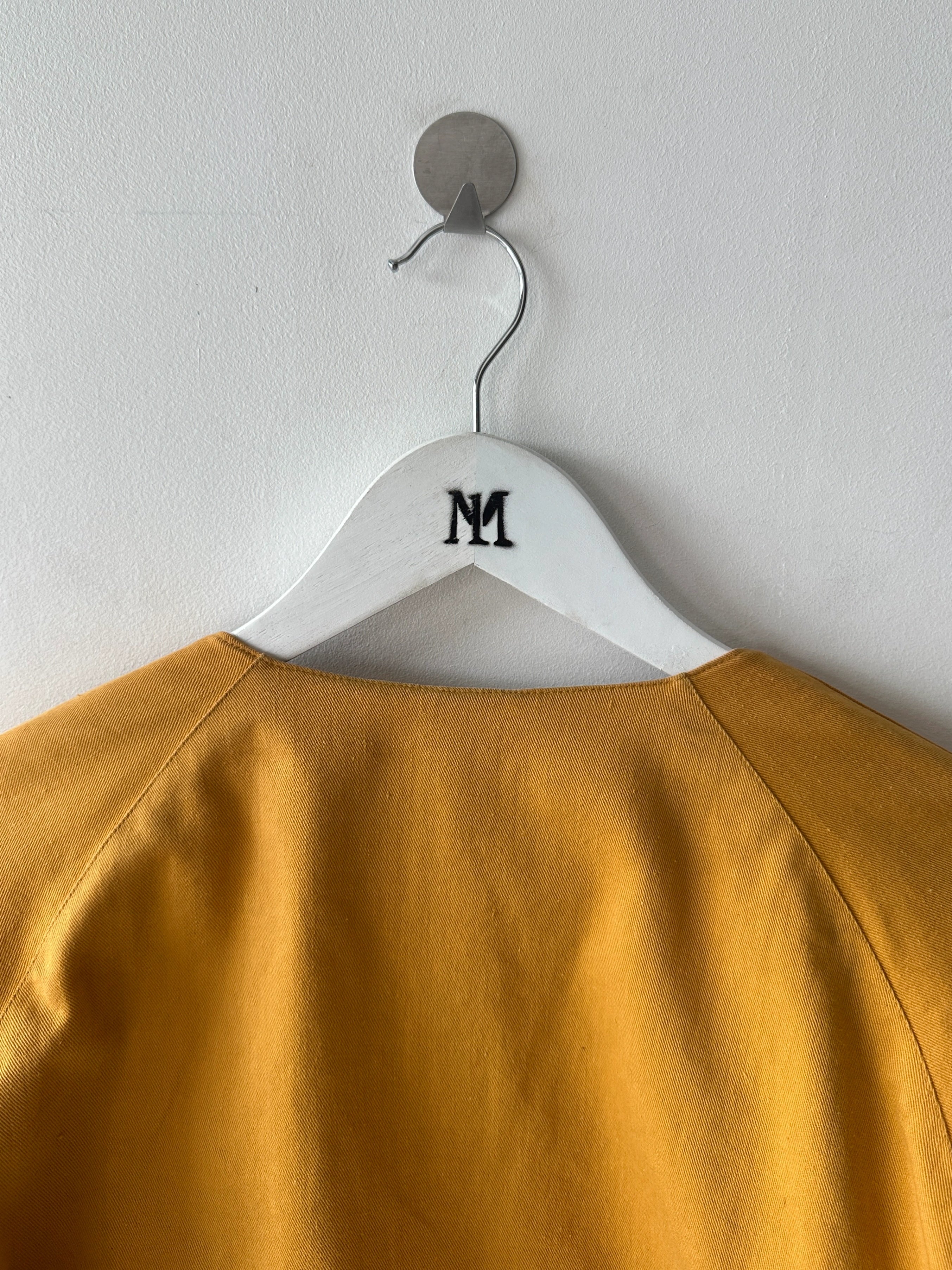 ISSEY MIYAKE - 1970s BOXY FIT ASYMMETRIC FRONT JACKET
