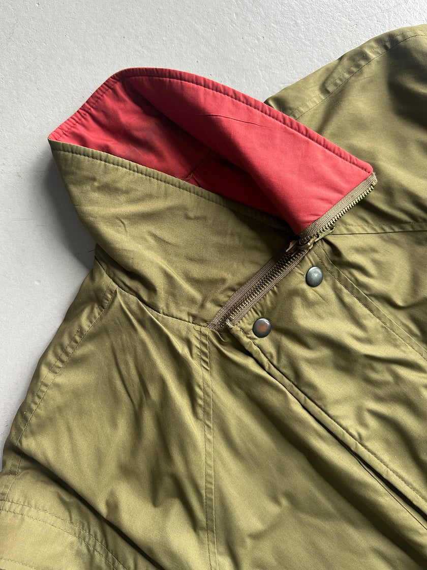 YVES SAINT LAURENT - 1980s 2 IN 1 REVERSIBLE BOMBER JACKET WITH ZIP AT COLLAR