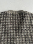 ISSEY MIYAKE - 1980s V NECK CHUNKY KNIT BOXY FIT JUMPER