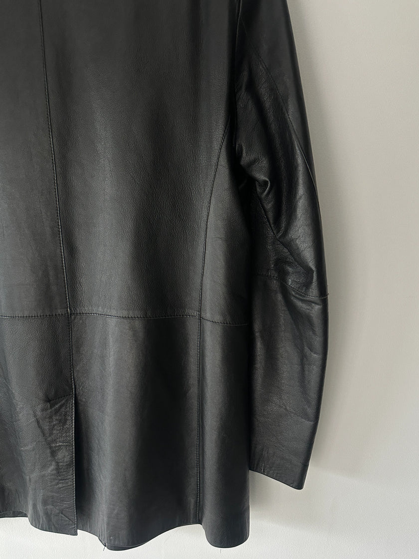 GIANFRANCO FERRÉ - early 2000s SOFT LEATHER BLAZER