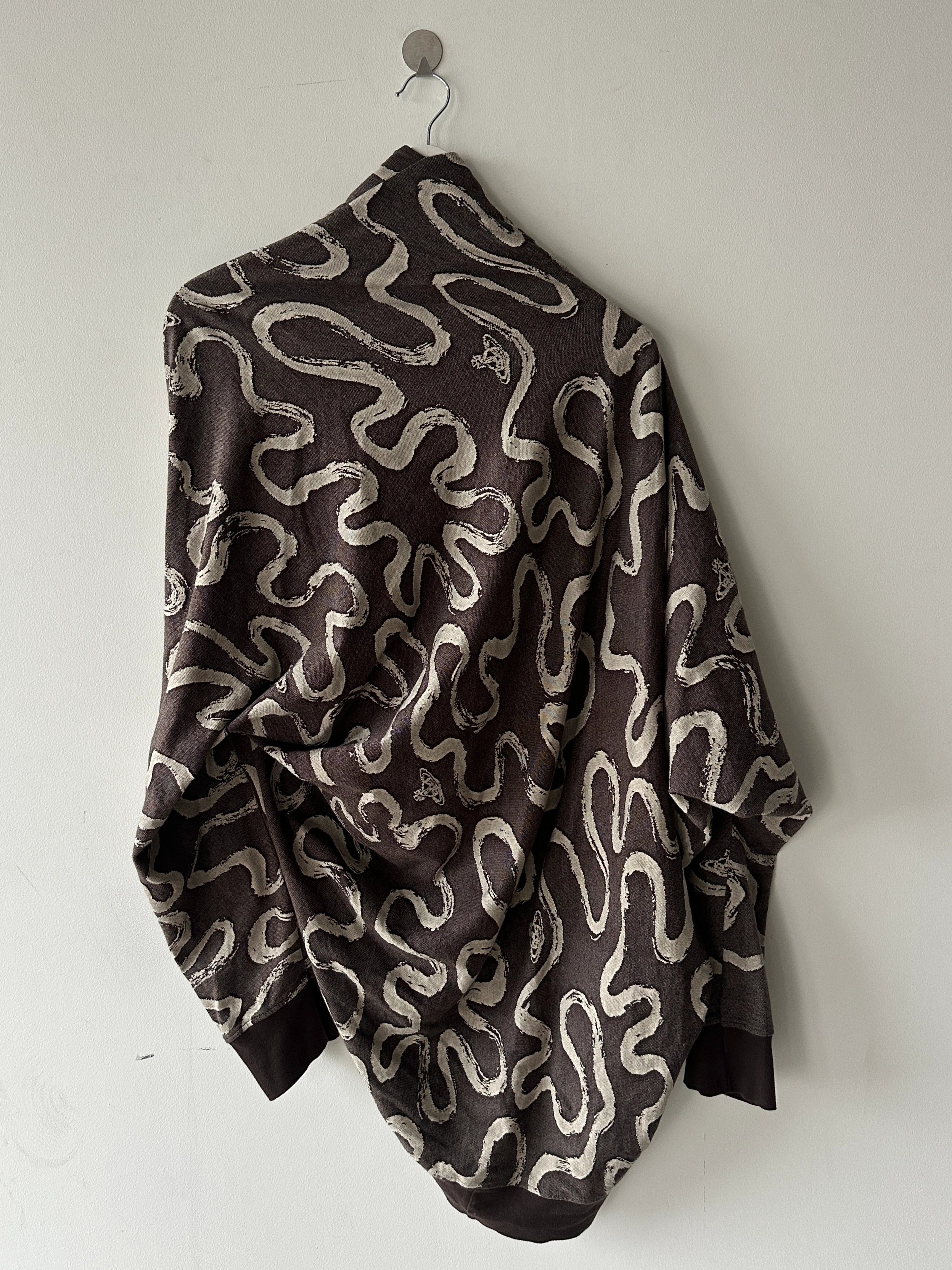 VIVIENNE WESTWOOD MAN - S/S 2023 ASYMMETRICAL SCULPTURAL CARDIGAN