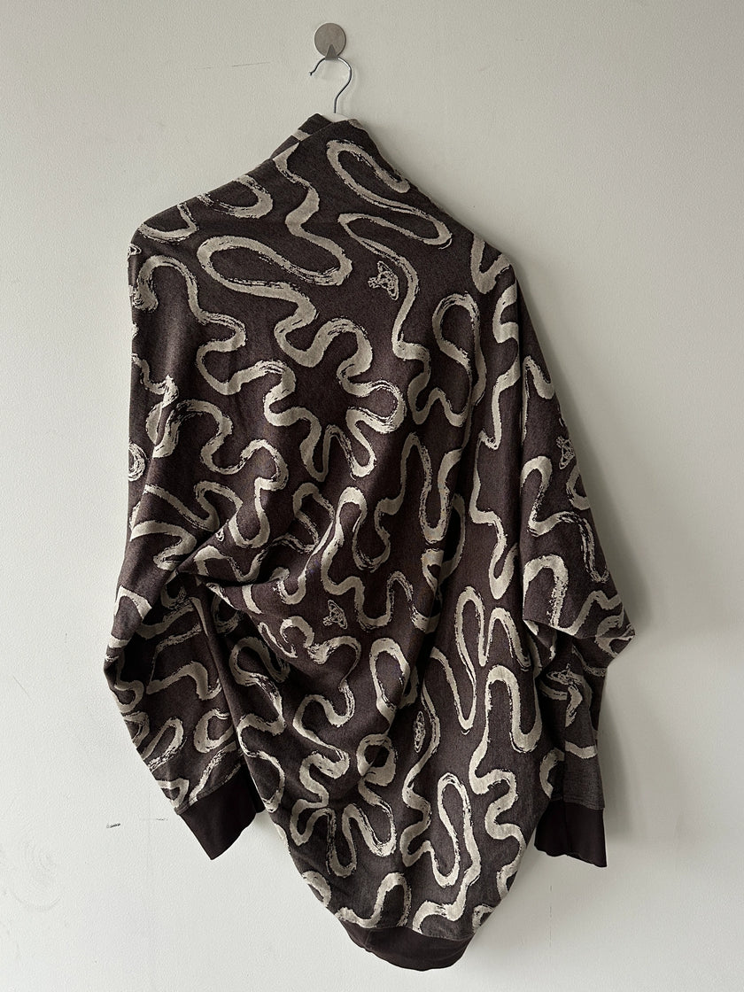 VIVIENNE WESTWOOD MAN - S/S 2023 ASYMMETRICAL SCULPTURAL CARDIGAN