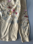 PAUL SMITH - 1990s EMBROIDERED POINTED COLLAR SHIRT