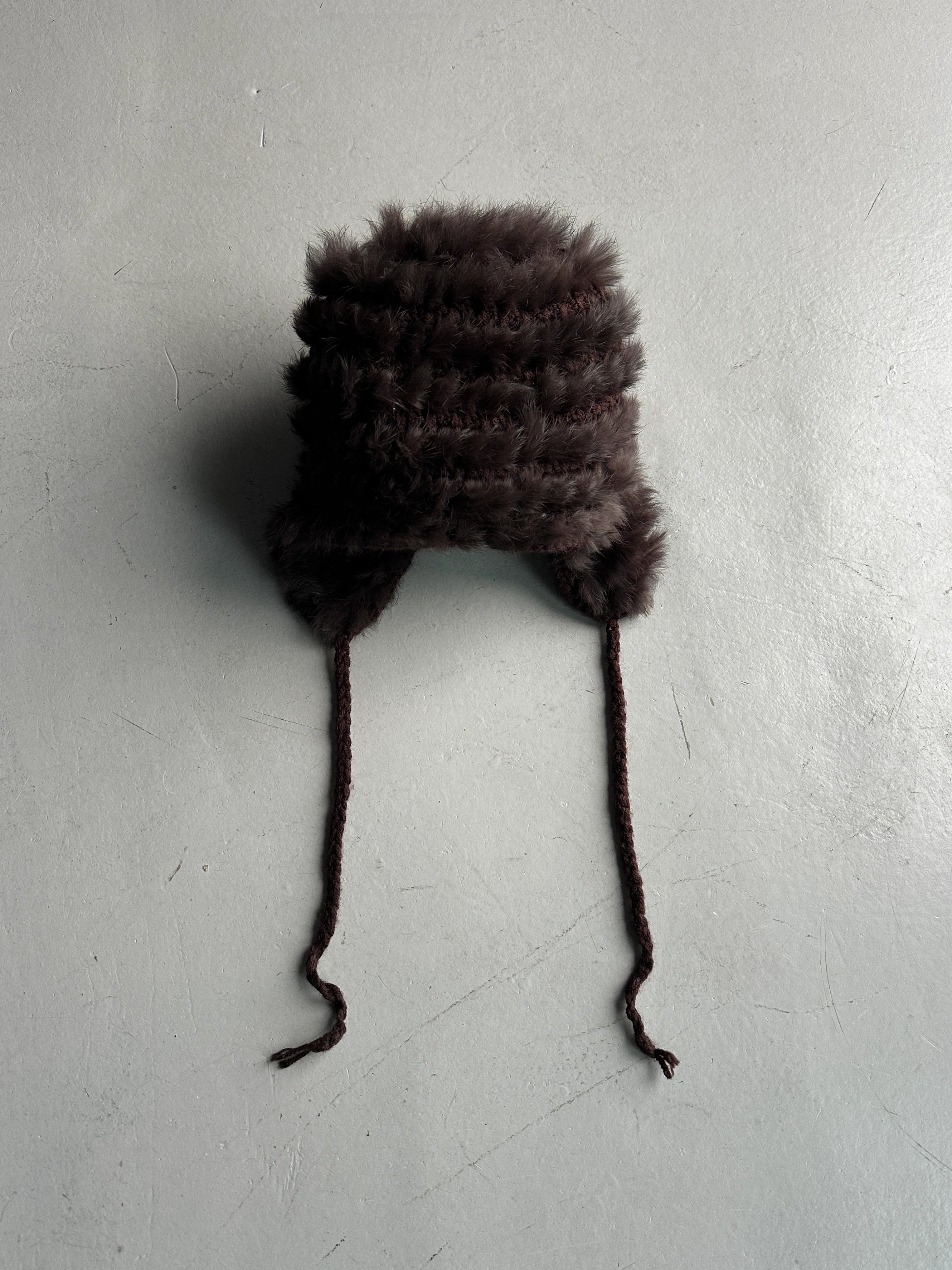 1970s RABBIT FUR HAT