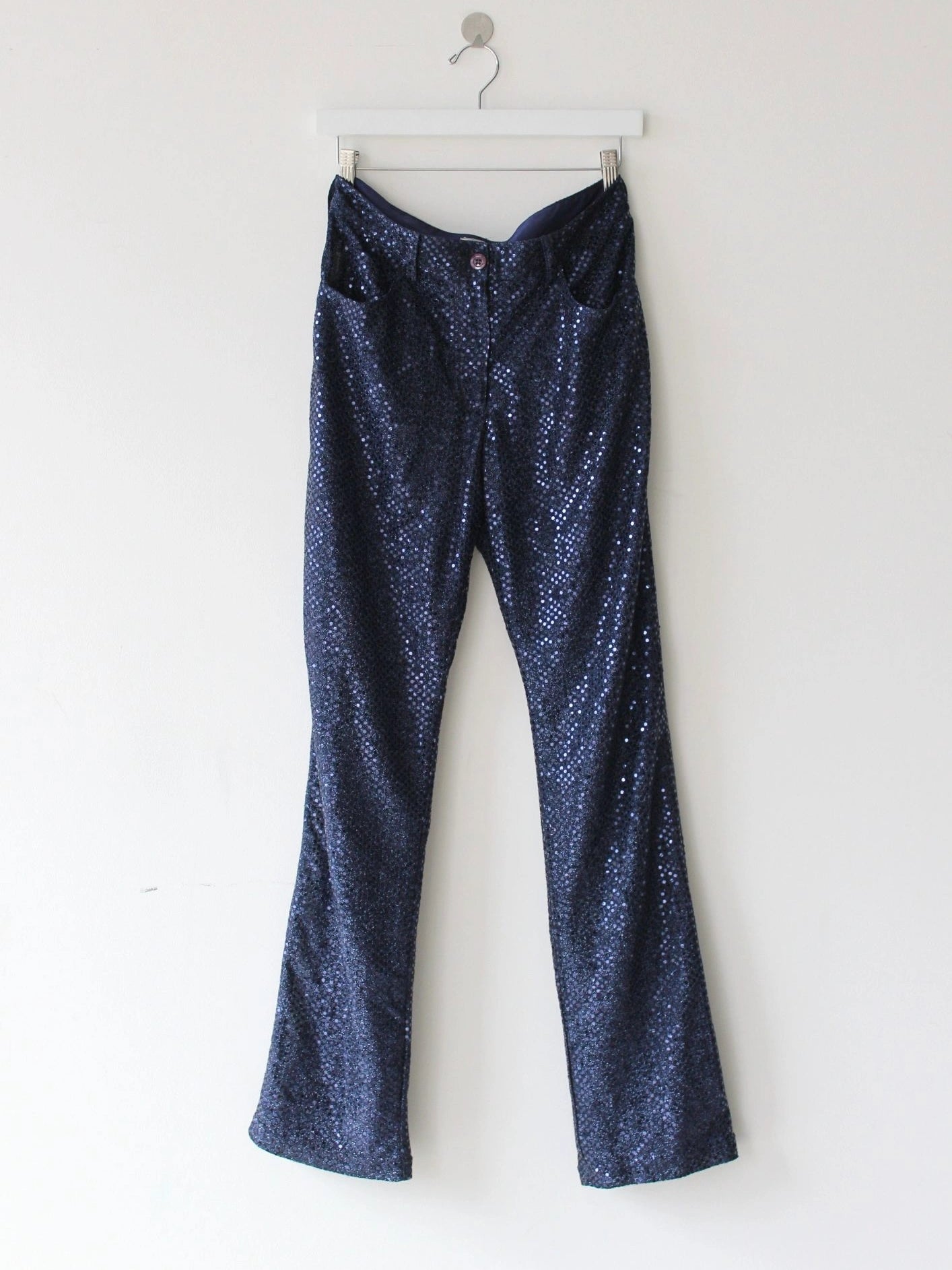 ARMANI JEANS 1990s SEQUIN TROUSERS