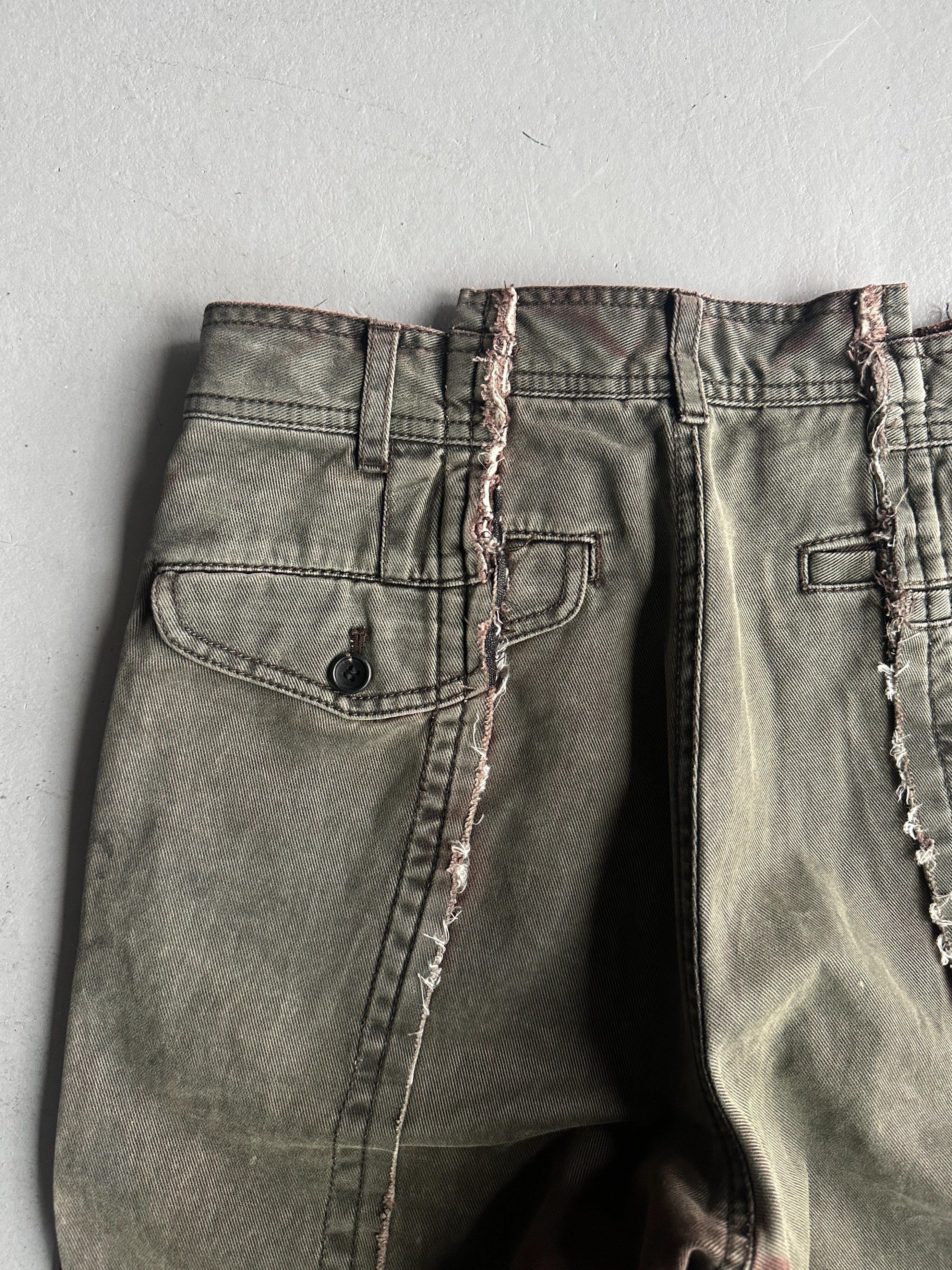 COMME DES GARÇONS SHIRT - A/W 2016 DECONSTRUCTED TROUSERS