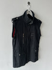 SEMANTIC DESIGN - 2000s 2 IN 1 PINSTRIPED JACKET GILET