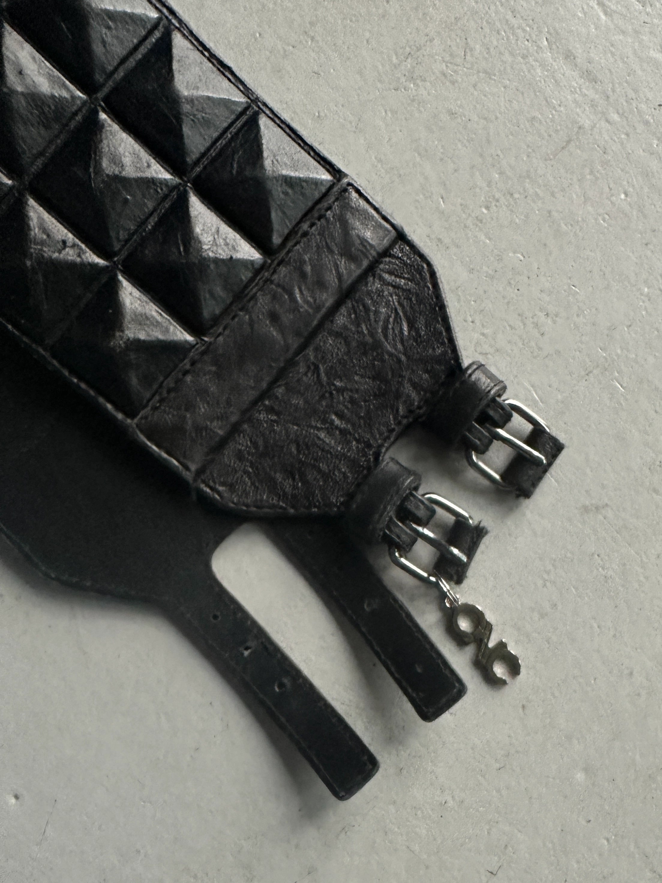 COSTUME NATIONAL - early 2000s WIDE WAIST BELT