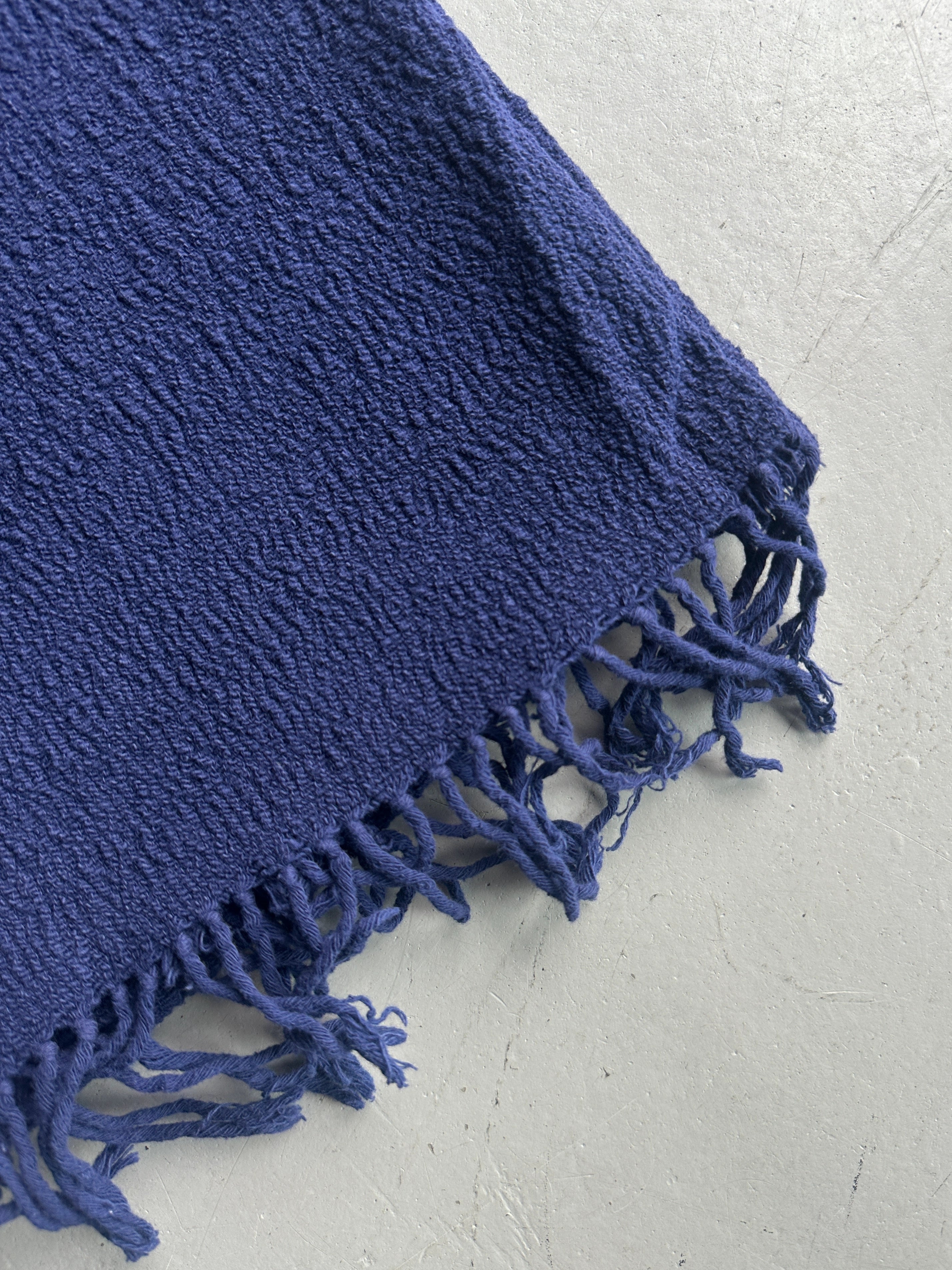 1980s CRINKLED LONG SCARF