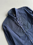 MIHARA YASUHIRO - 2000s PINTUCKED BIB PANEL SHIRT