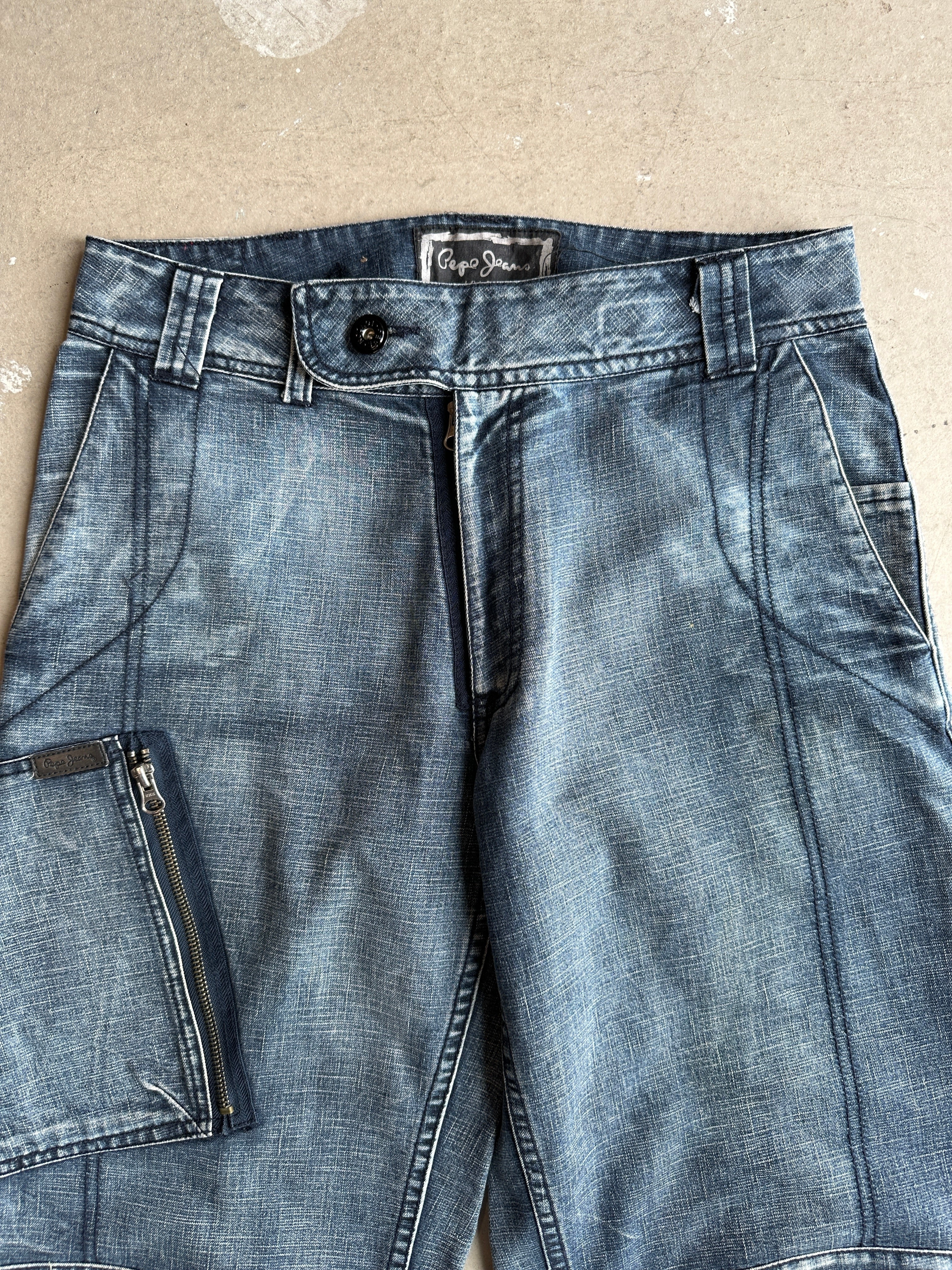 2000s MEN'S WIDE LEG CARGO JEANS