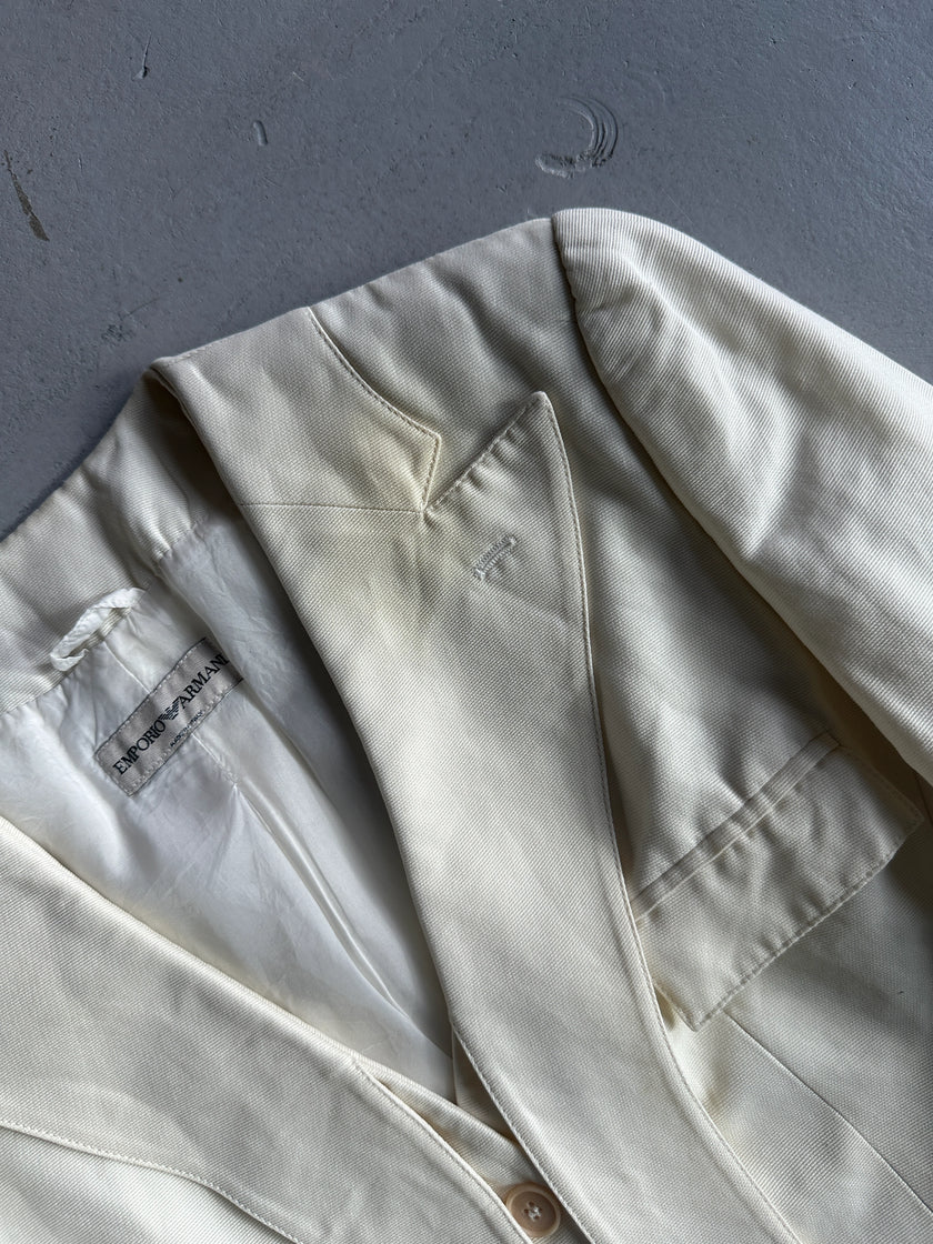 EMPORIO ARMANI - S/S 2003 ADJUSTABLE LAPELS FITTED BLAZER